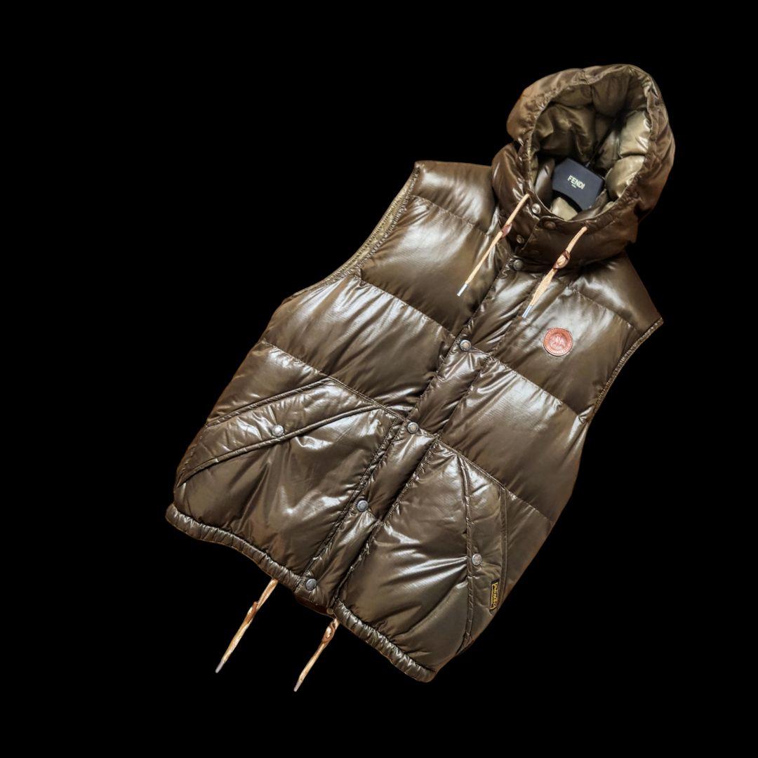 希少 vintage加工 ポロラルフローレン ダウンベスト フード取り外し可能