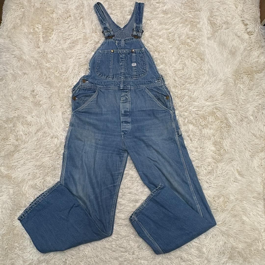 希少　LEE　ビンテージ　USA製　オーバーオール 60s　ドーナツボタン