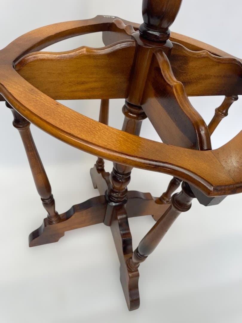 カリモク　コロニアル　アンティーク　ポールハンガー　傘立て　09c84