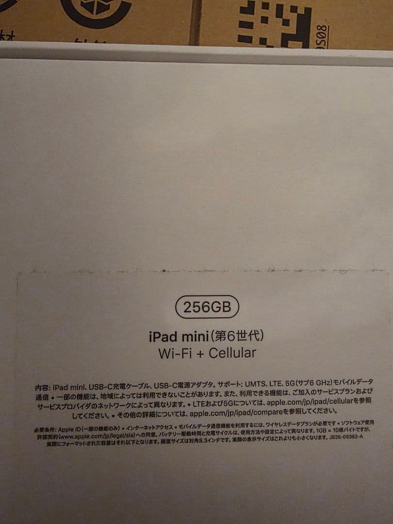 iPad本体 iPad mini6