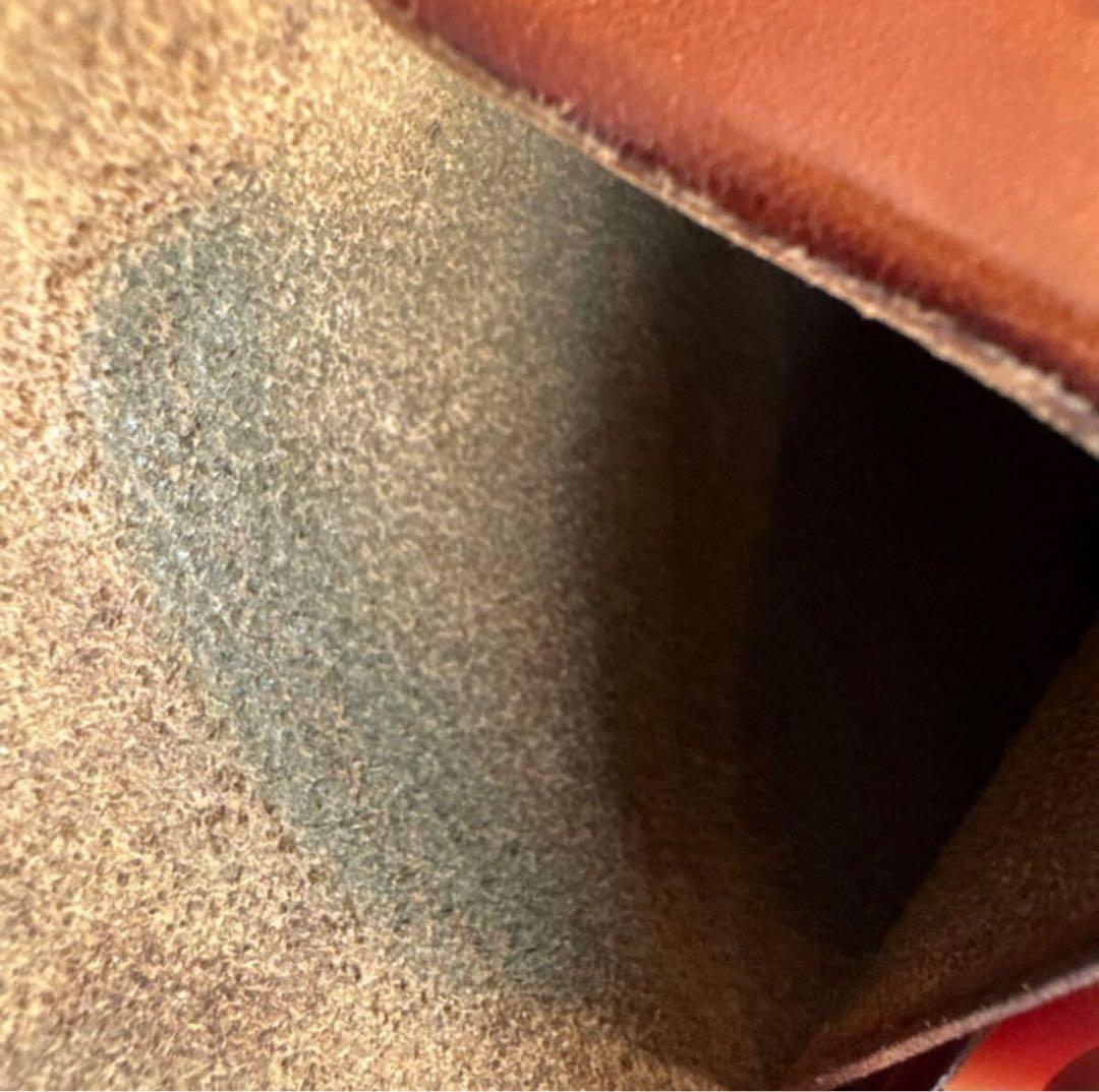 ゴローズ　サドルレザー ケース 丸型 小銭入れ 財布 ブラウン