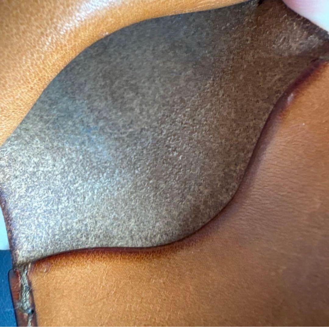 ゴローズ　サドルレザー ケース 丸型 小銭入れ 財布 ブラウン