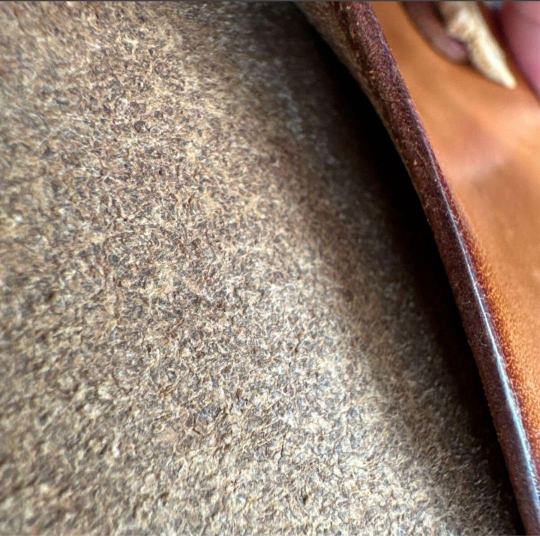 ゴローズ　サドルレザー ケース 丸型 小銭入れ 財布 ブラウン