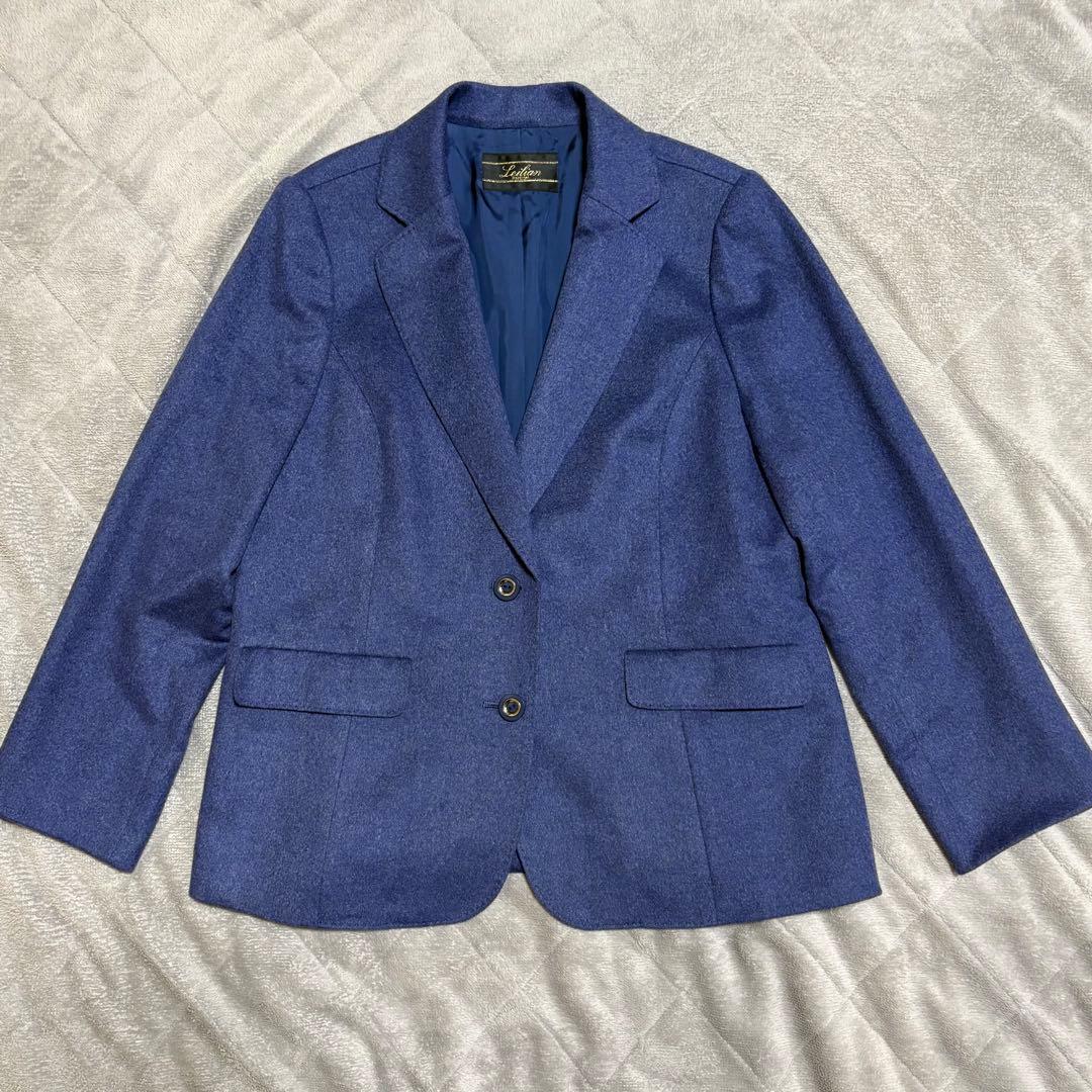 美品　レリアン　ロロピアーナ　カシミヤ100% テーラードジャケット　XL