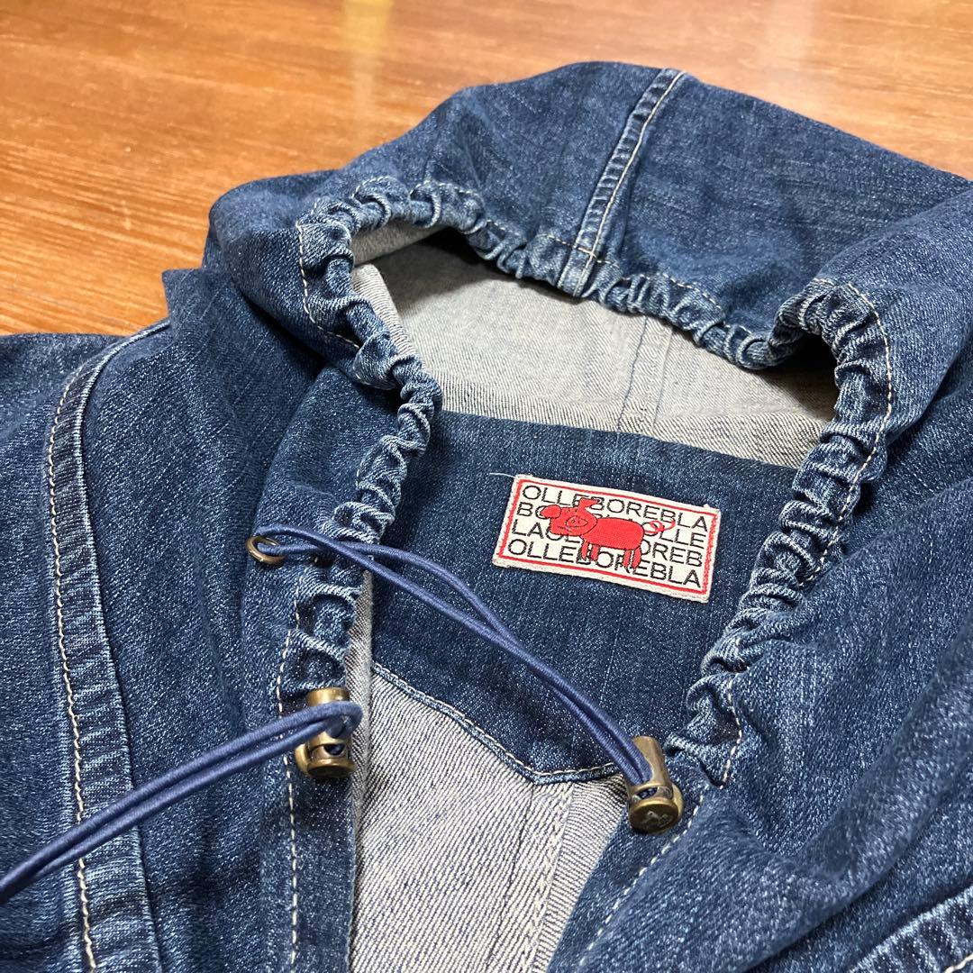 アルベロベロ　フード付きデニムジャケット