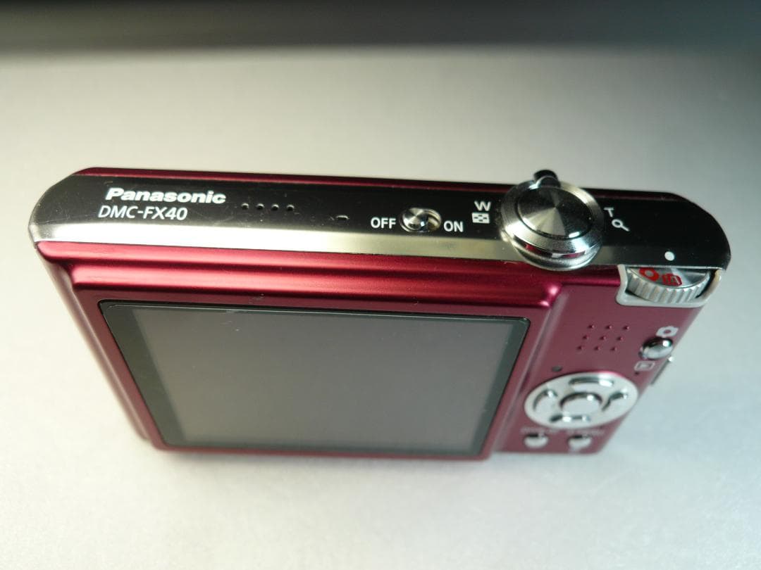 LUMIX★DMC-FX40⭐️レッド⭕️安心の実働品★5倍ズーム1210万画素