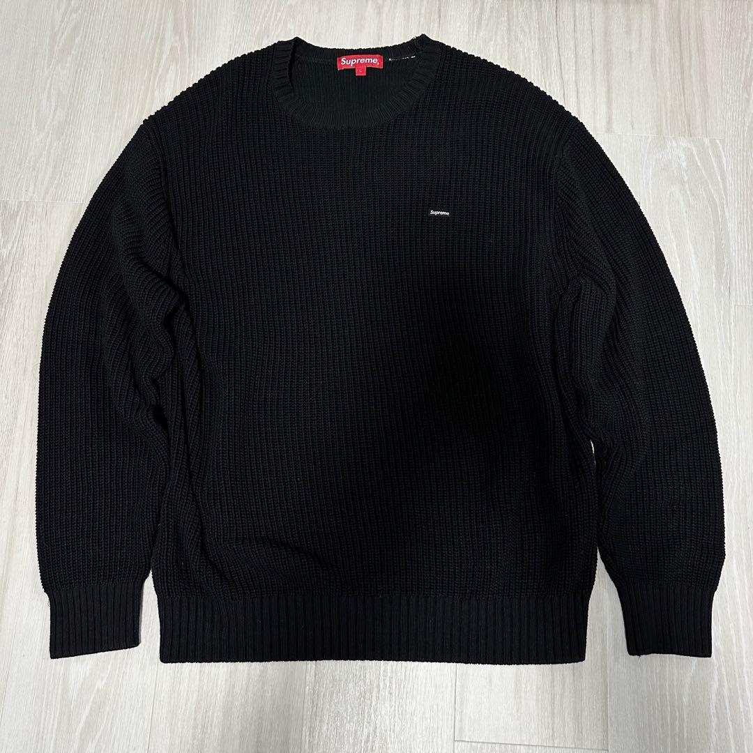 Supreme Small Box Ribbed Sweater ブラック