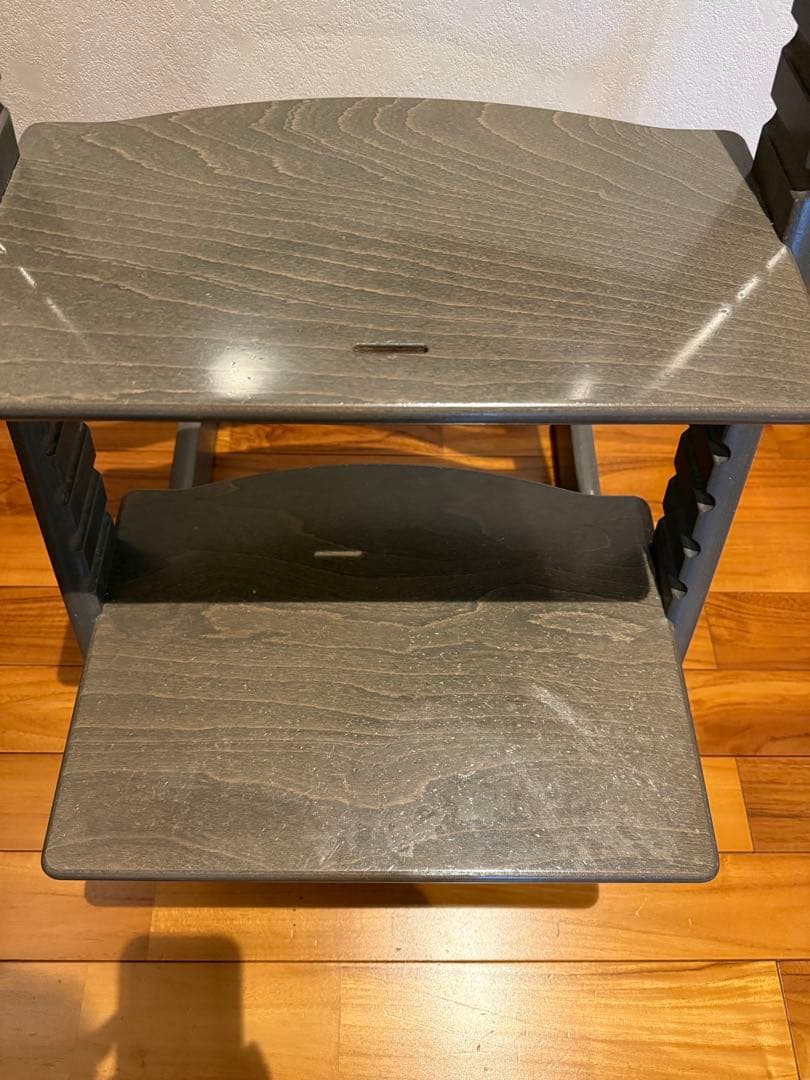 廃盤色　ウォールナット　ストッケ　トリップ　トラップ　ベビーチェア　百貨店購入