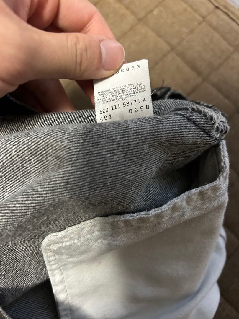 90s levi's 501 ブラック 先染め アメリカ製