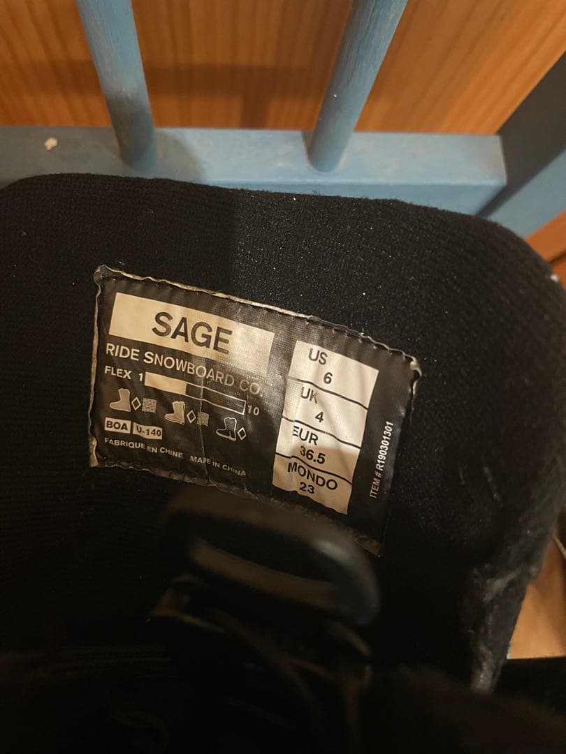 美品　RIED X SAGE スノーボードブーツ 23cm