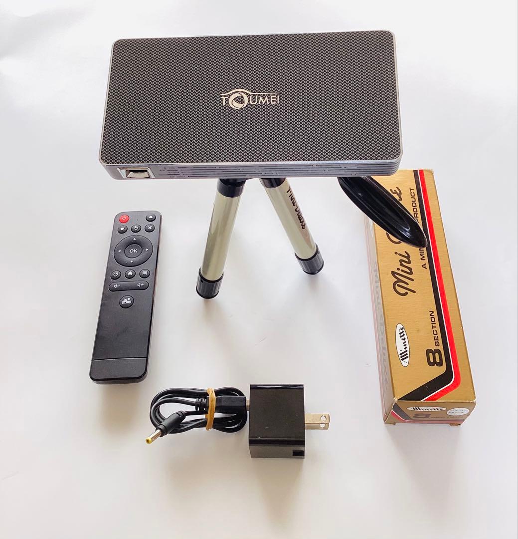 【値下げ】TOUMEI プロジェクター ブラック