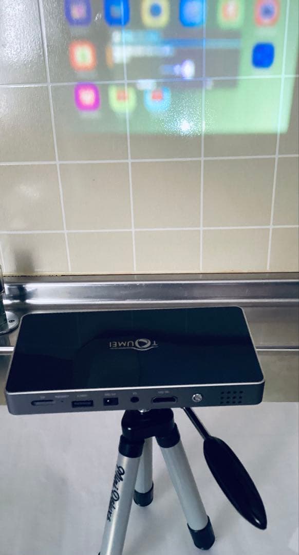 【値下げ】TOUMEI プロジェクター ブラック