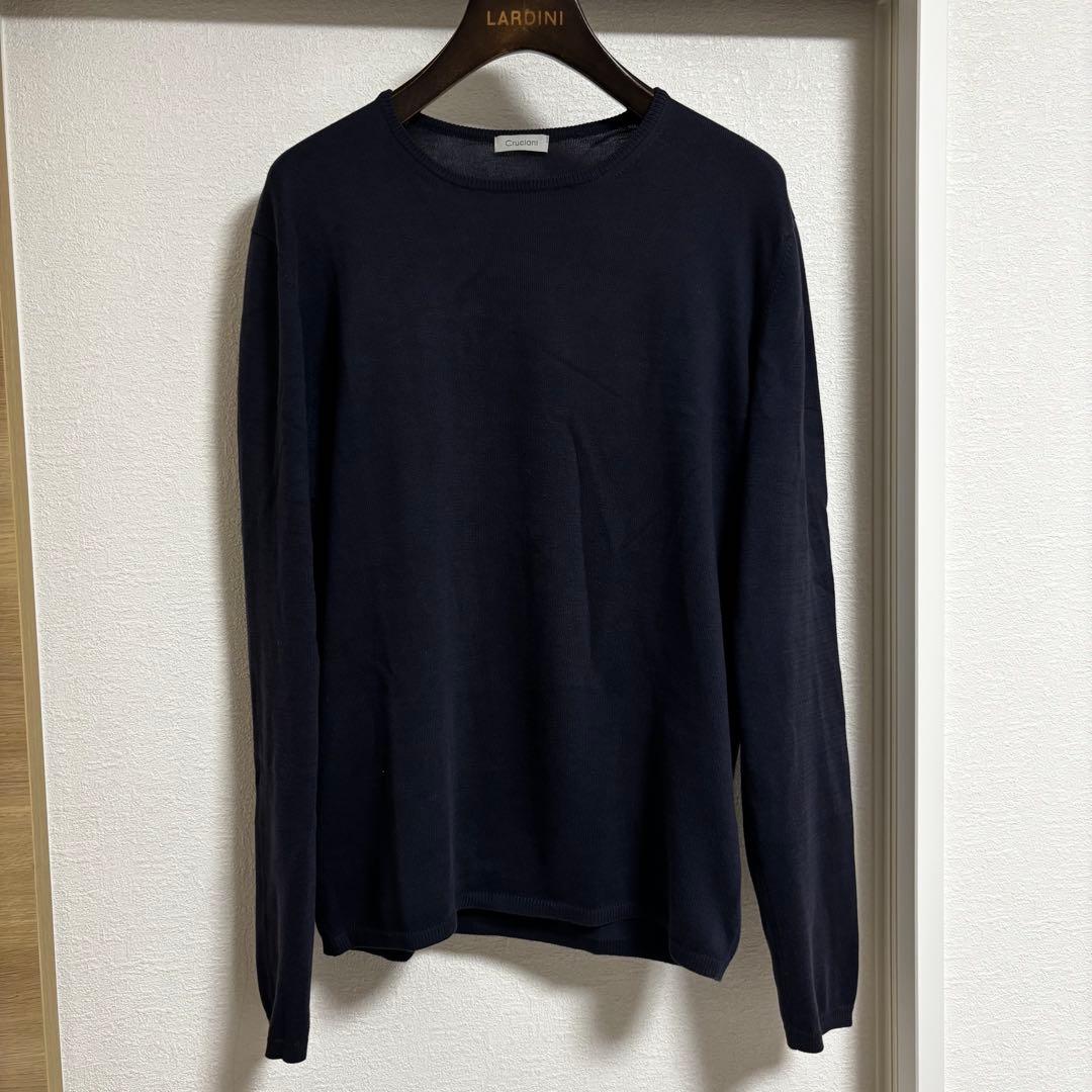 Cruciani クルチアーニ コットンクルーネックニット 46