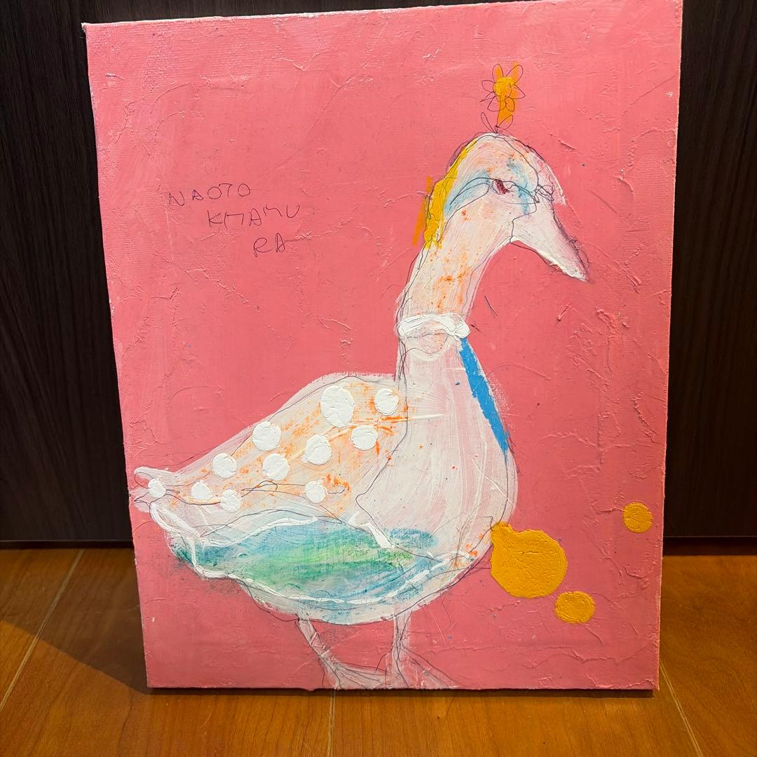 【専用】キタムラナオト　原画 鳥の絵画　NAOTO KITAMURA