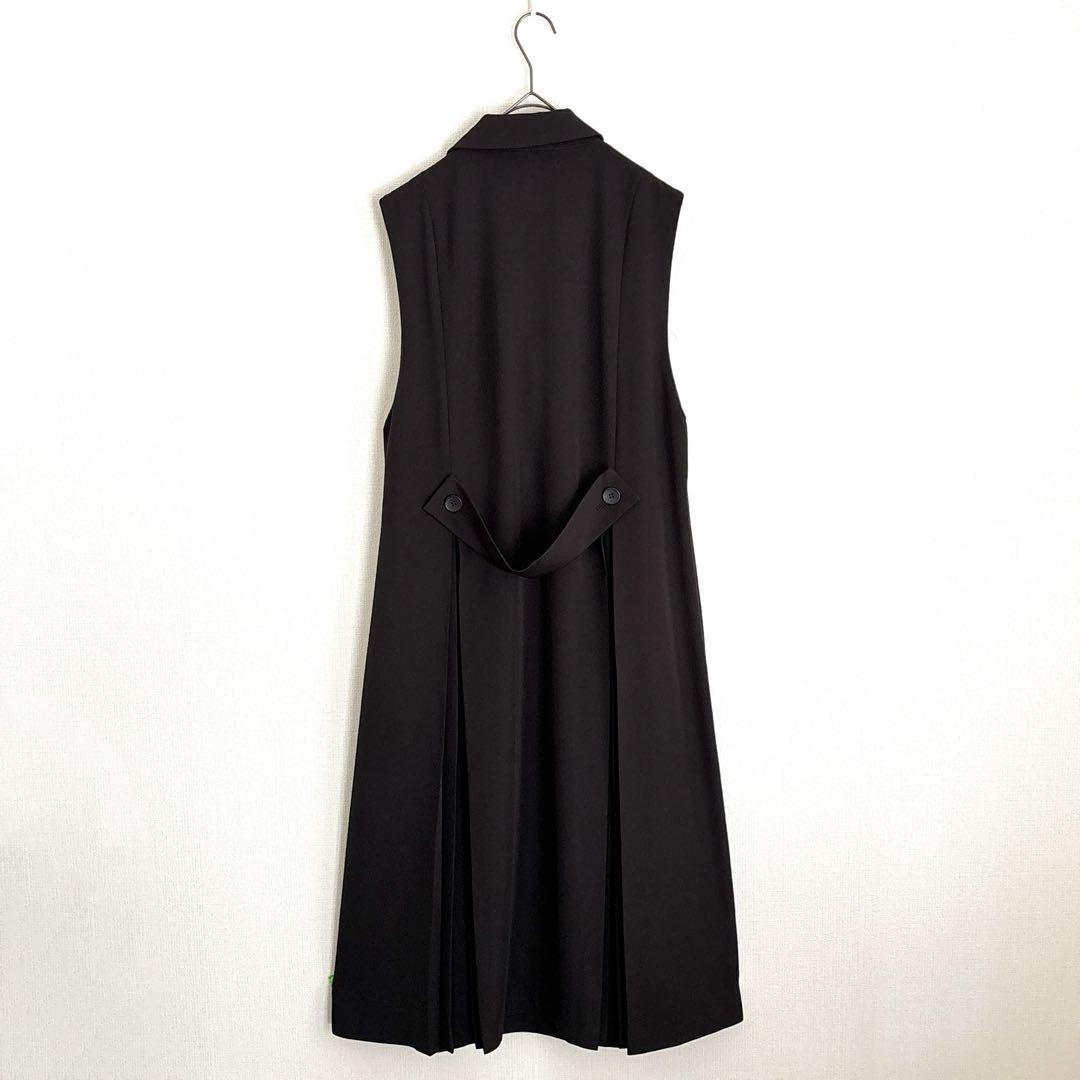 02240-4 ADORE バックサテンクレープジレ　ジャケット　ベスト 38