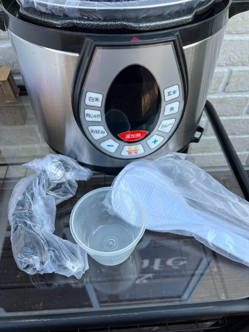 【未使用】ワンダーシェフ 電気圧力鍋 4L GEDA40 付属品完備 レシピ付