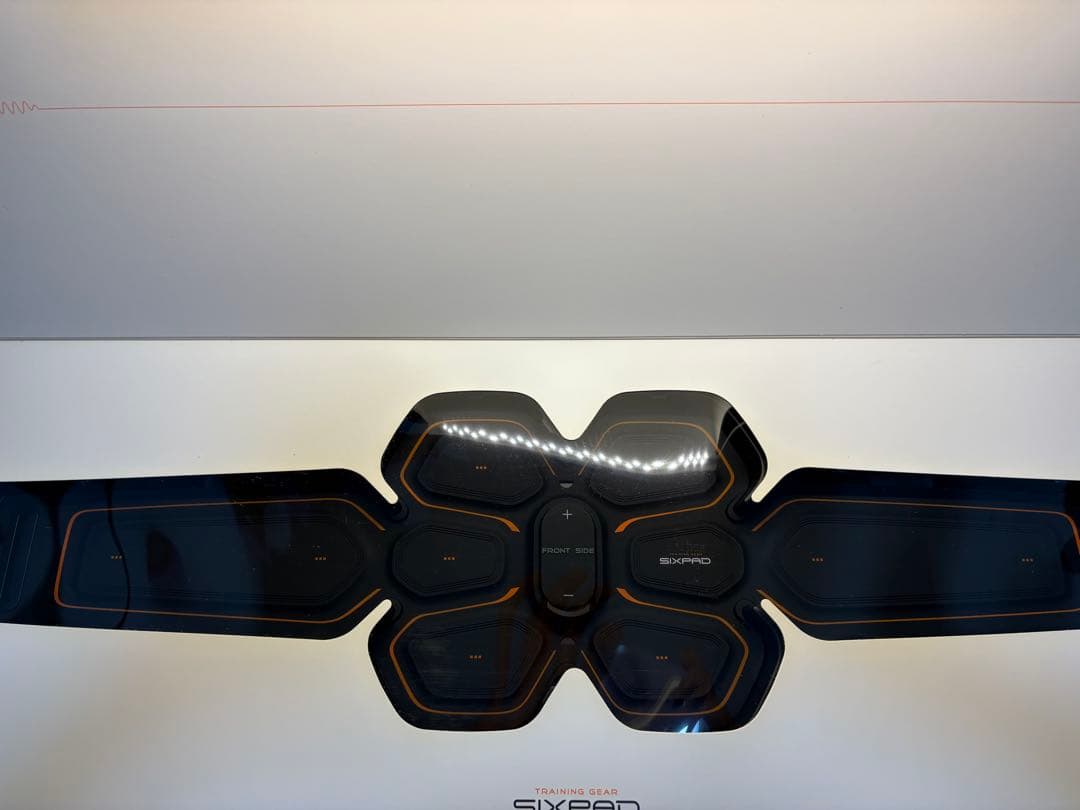 【月末SALE】【超美品】新品パッド付　シックスパッド　アブズベルト　S/M/L