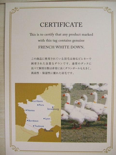 限定枚数＊新品＊五ッ星ロイヤル＊＊フランス９３％＊１，３キロ（増量）羽毛布団ＳＢ