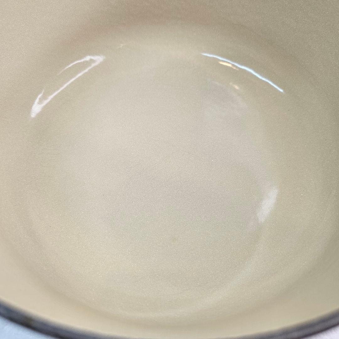 レアー Le Creuset ル・クルーゼ 両手鍋 20cm メレンゲ