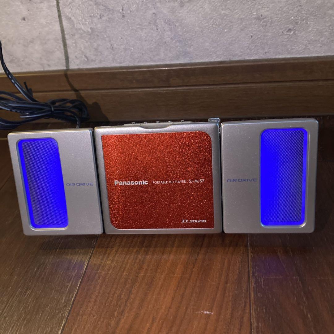 美品✨️ 完動品 Panasonic☆ポータブルMDプレーヤー SJ-MJ57