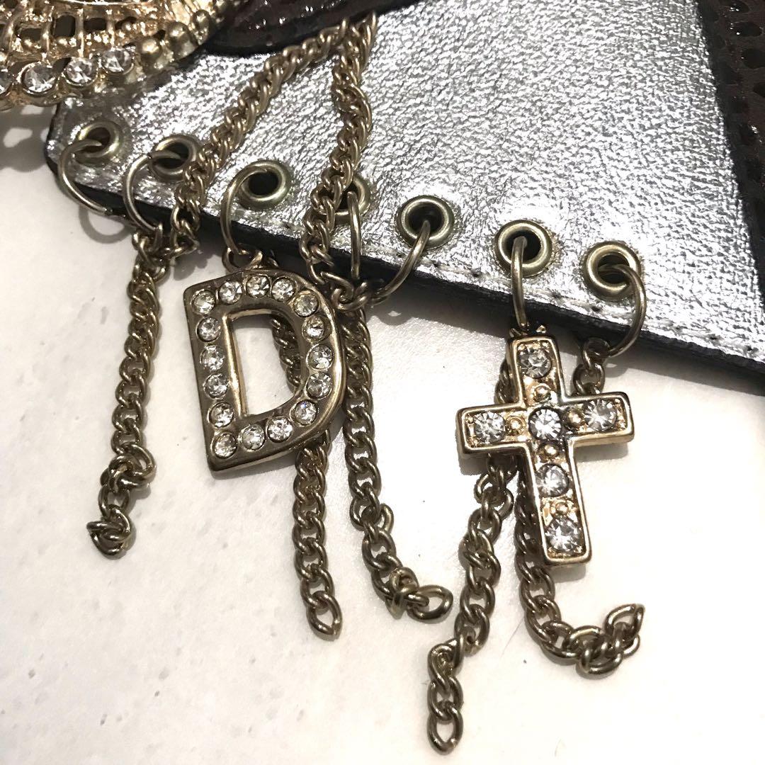 【送料込】d.i.a ロゴ ベルト 豹 アニマル Y2K 00s 平成ギャル