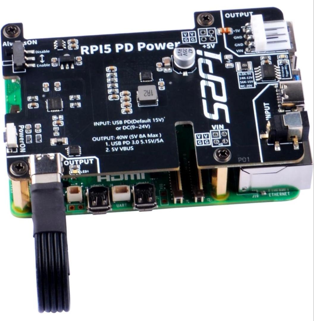 RPi5 PD Power Board Raspberry Pi 5(拡張用)
