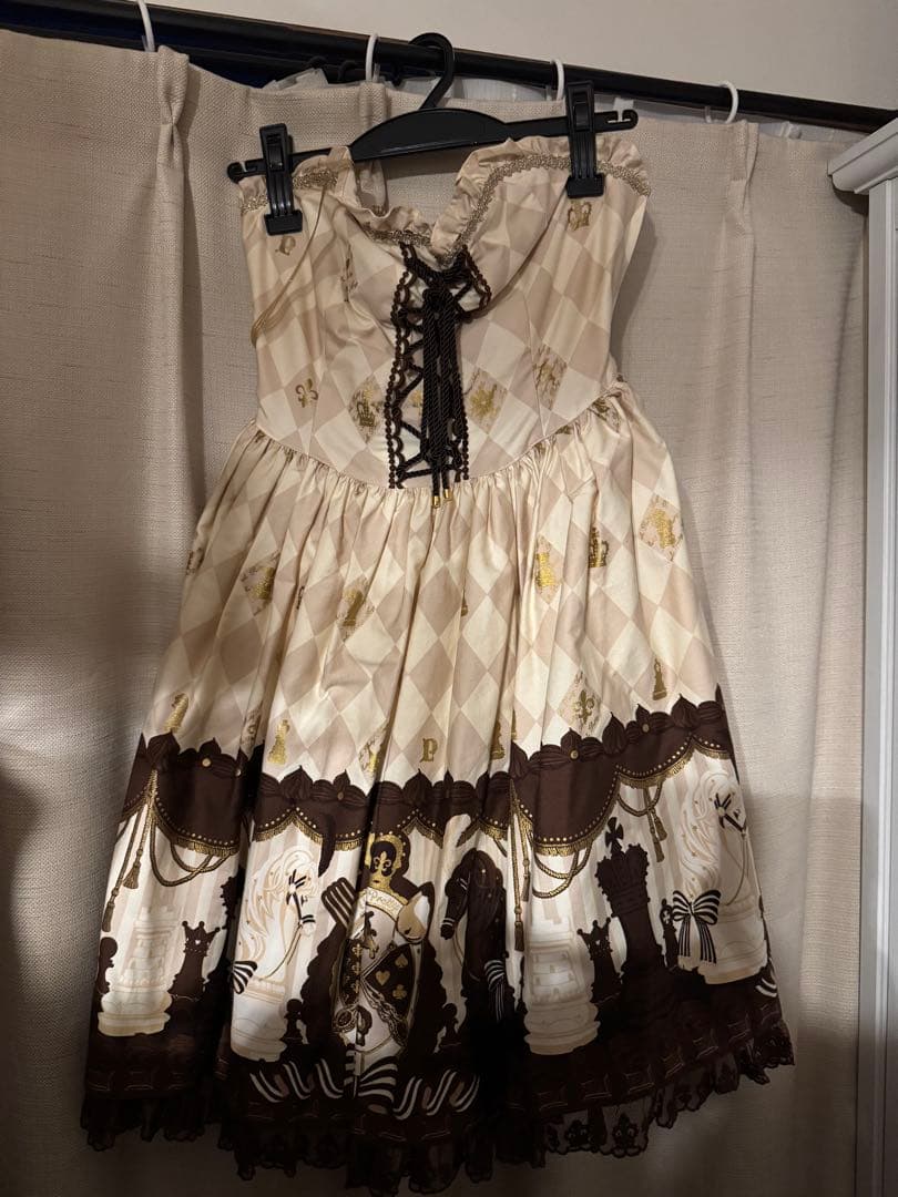 ニ*生様 Chess Chocolate ビスチェJSKとKCカチューシャセット