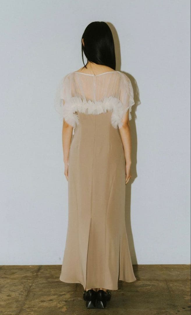 ANDRESD volume soft tulle dress オケージョン　M