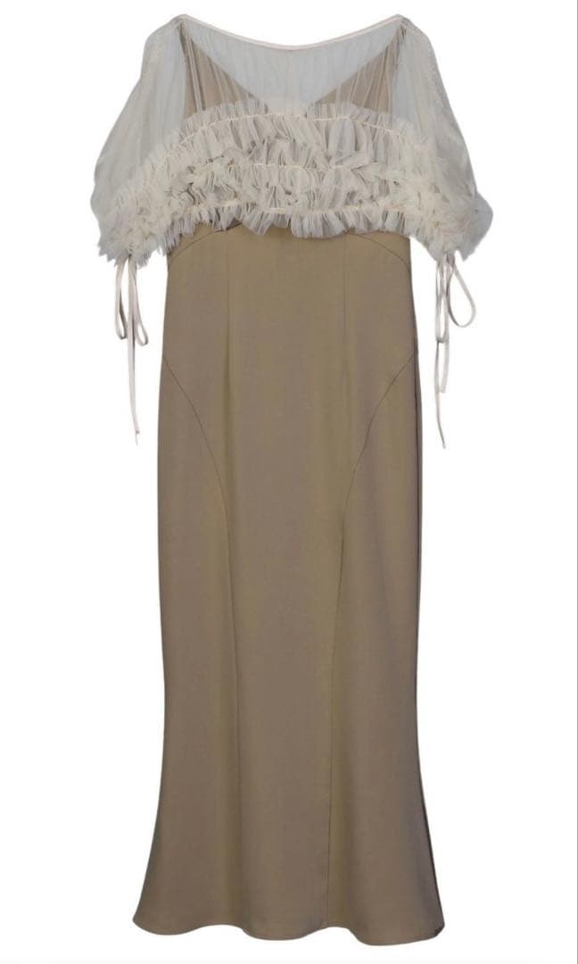 ANDRESD volume soft tulle dress オケージョン　M