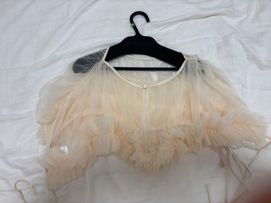 ANDRESD volume soft tulle dress オケージョン　M