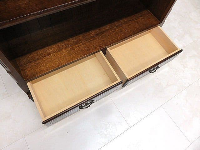 ゆ*き様 美品 カリモク　コロニアル オープンシェルフ 　　書棚/本棚/ブックシ