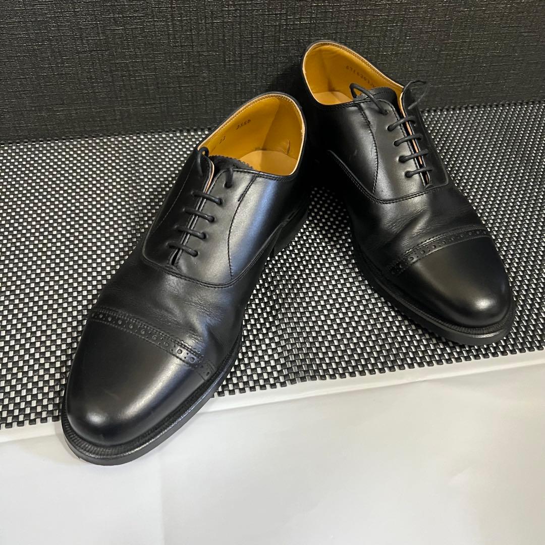 超美品 定番品 REGAL 内羽根 ストレートチップ JH22 黒 25.5cm