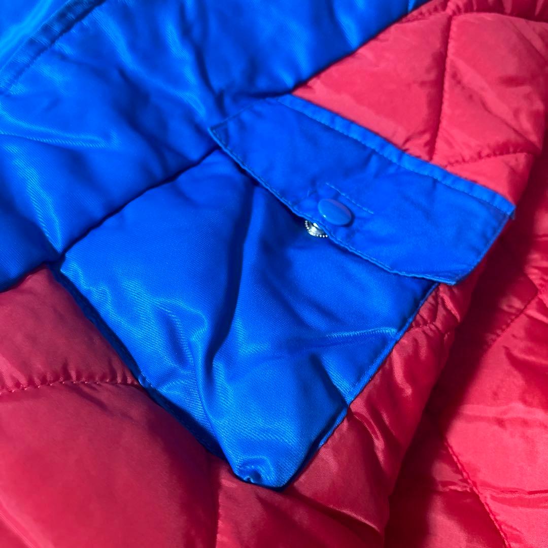 【NBA】76ers 刺繍 中綿 スタジャン ブルゾン XXL 青 希少サイズ