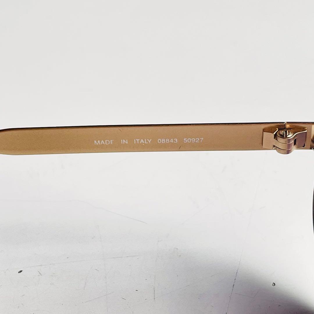 CHANEL シャネル オーバル サングラス ゴールド 度なし ブルーレンズ