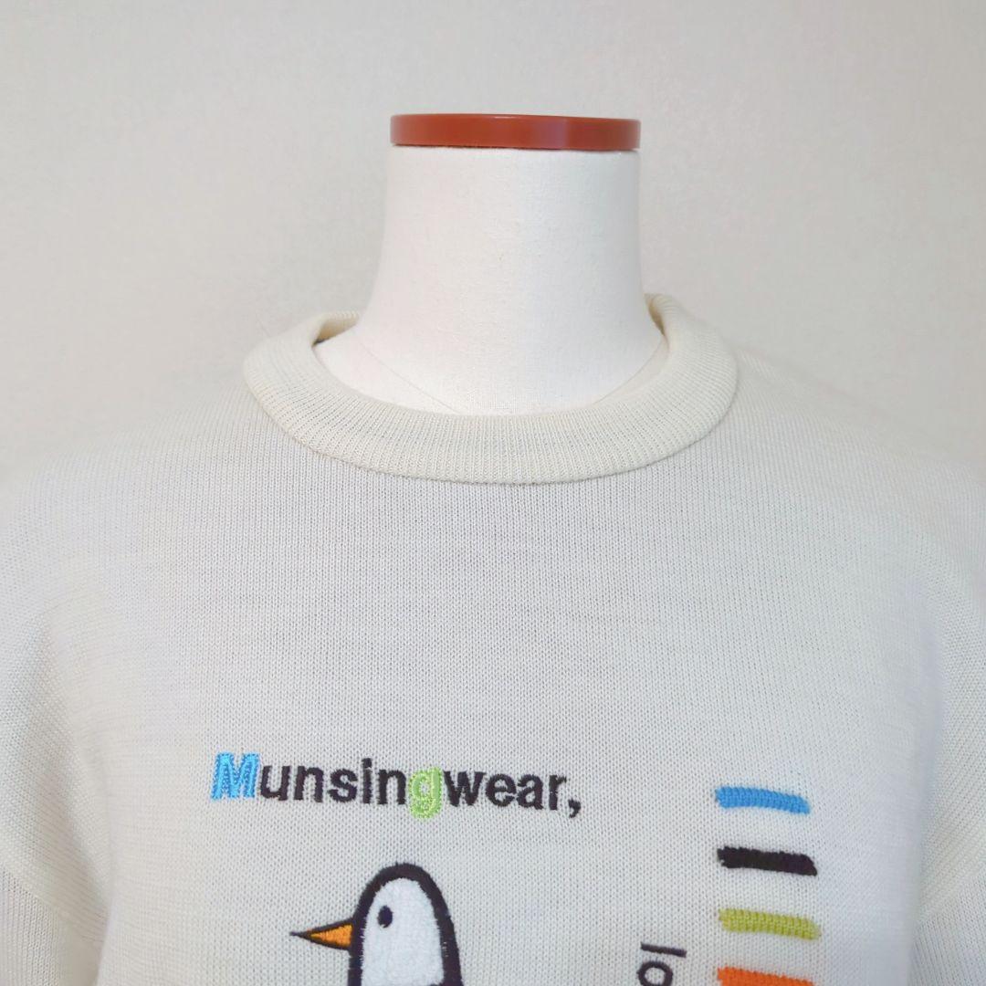 新品タグ付 マンシングウェア ニット ストレッチサーモα 軽量 ゴルフ L