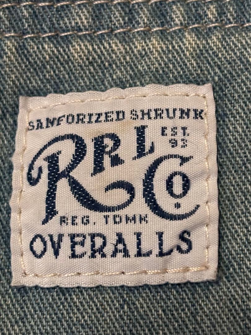 RRL / ダブルアールエル Antony ショルダー バッグ 藍染め デニム