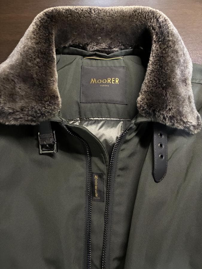 MOORER ムーレー　ミリタリー ダウン ジャケット　フライトジャケット