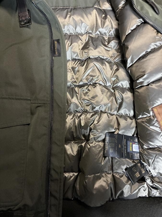 MOORER ムーレー　ミリタリー ダウン ジャケット　フライトジャケット