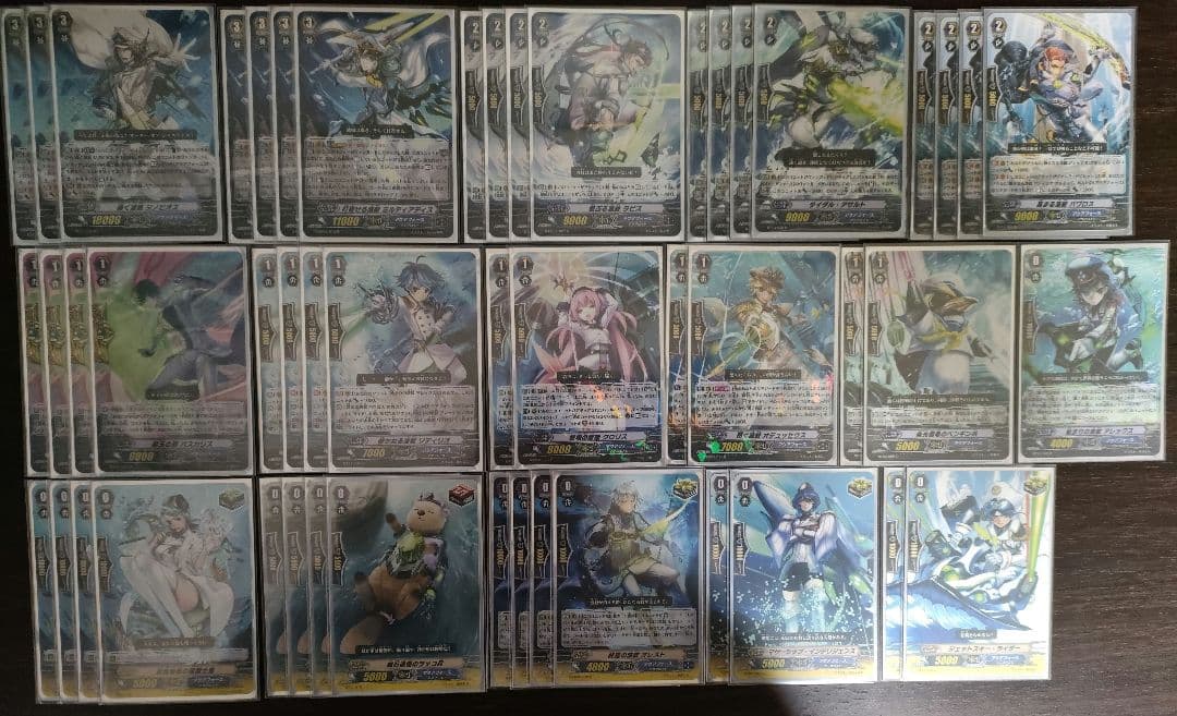 【Ｇスタン大量】アクアフォース デッキ5個、Gゾーン&パーツ付き