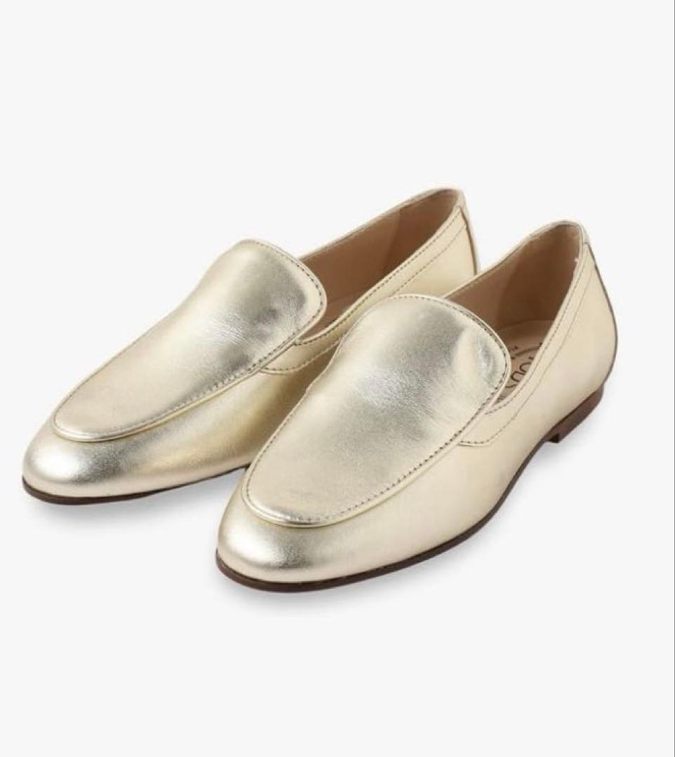 ロンハーマン別注 TOD'S ローファー　　38 1/2 ゴールド