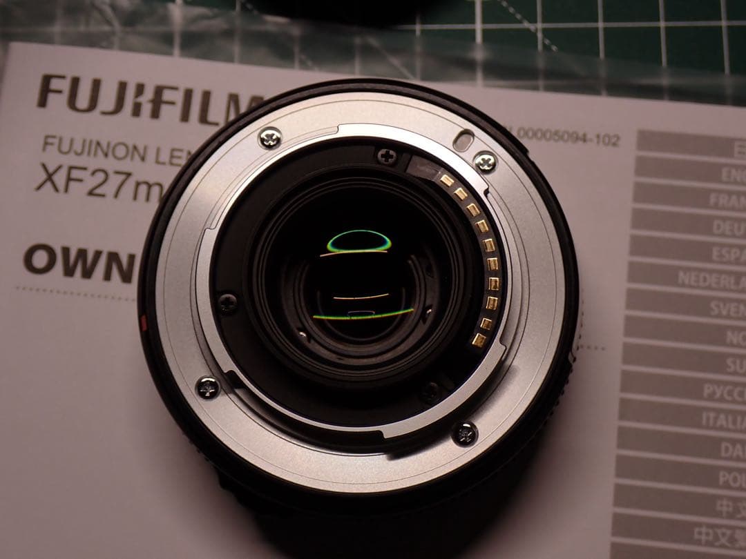 純正フィルター付き FUJINON XF27mm F2.8 R WR