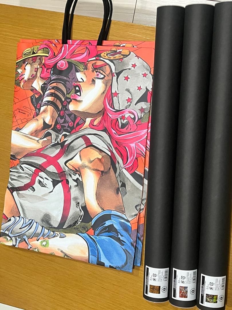 ジョジョキャラバン ポスター 3種コンプ＋ショッパー