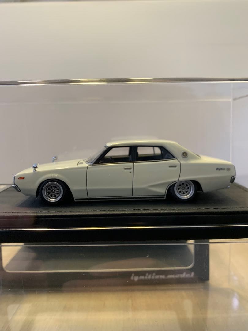 イグニッションモデル　1/43 スカイライン　GT-X GC110 ホワイト
