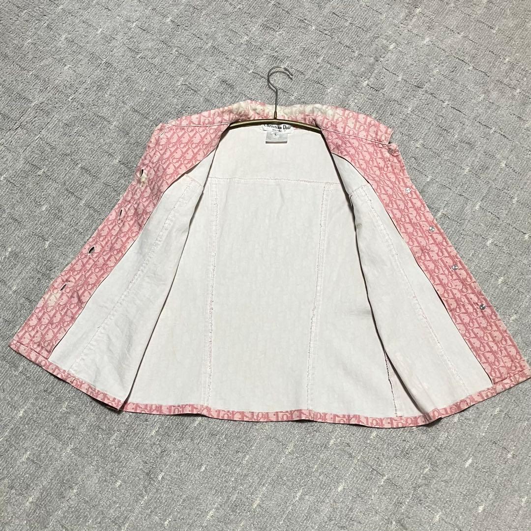 クリスチャンディオール［デニム］ベスト　ジャケット　トロッター　No.1　総柄