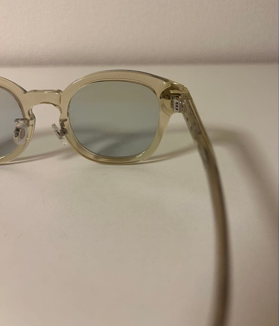 ポンパドールN.S.H クリアイエローフレーム サングラス