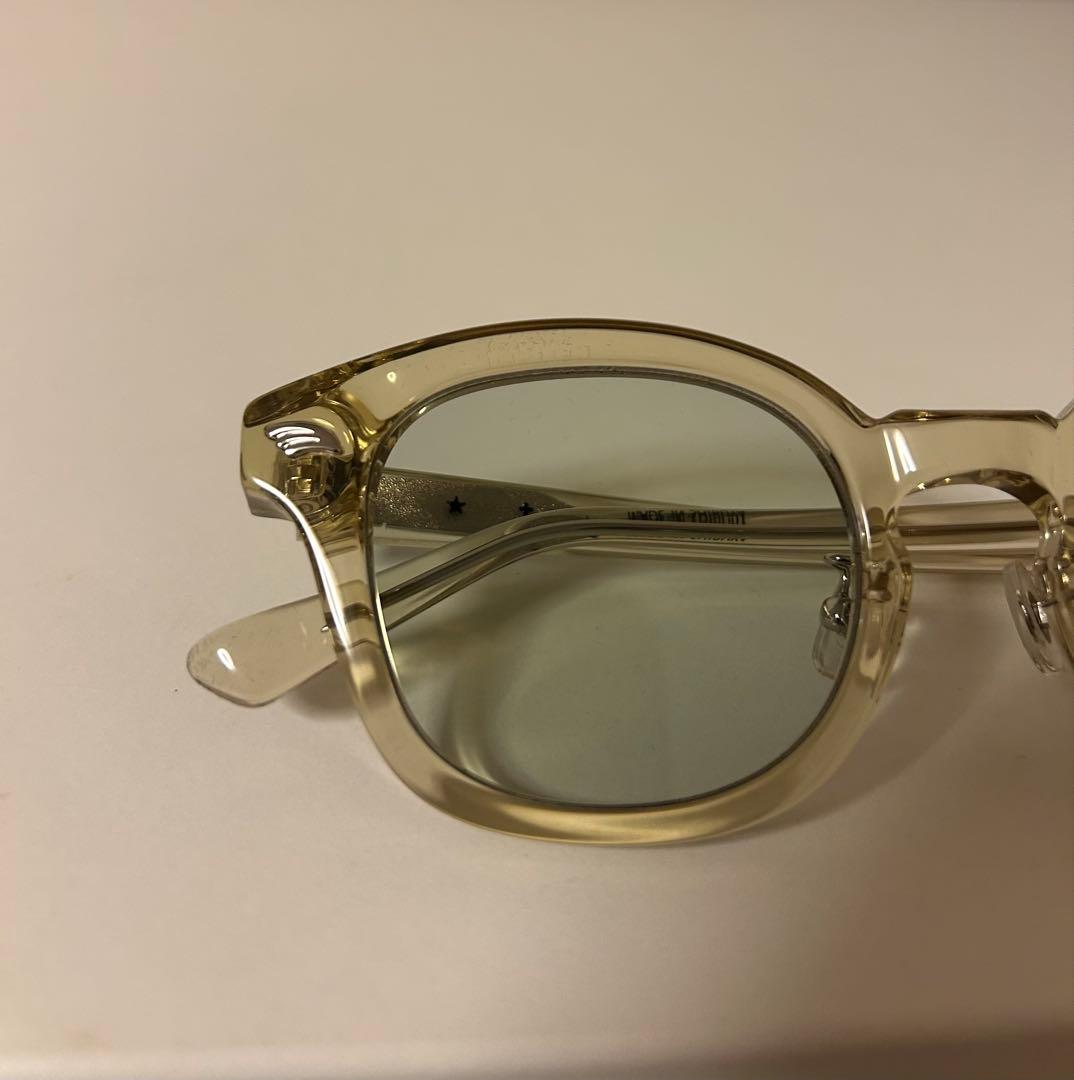 ポンパドールN.S.H クリアイエローフレーム サングラス