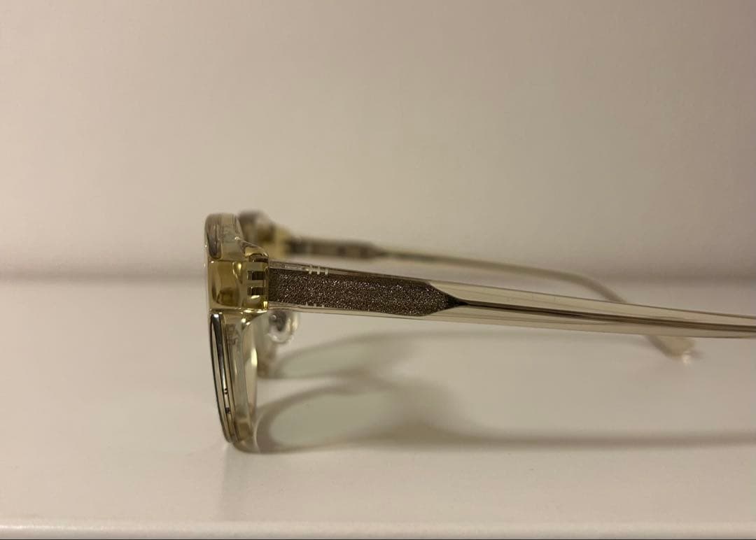 ポンパドールN.S.H クリアイエローフレーム サングラス