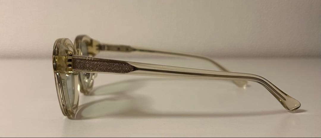 ポンパドールN.S.H クリアイエローフレーム サングラス