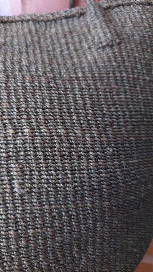 新品未使用品　マーガレットハウエル　カゴバッグ　サイザル麻　カーキ