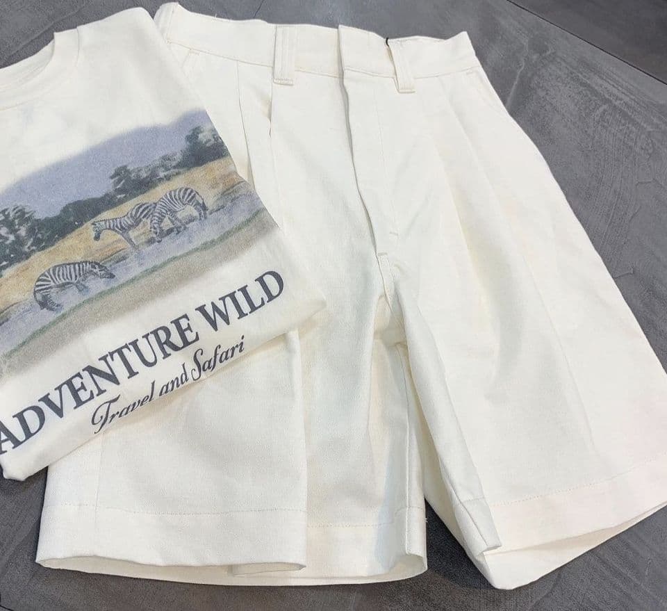 美品★SHINZONE コットンリネン ショートパンツ 36 ホワイト